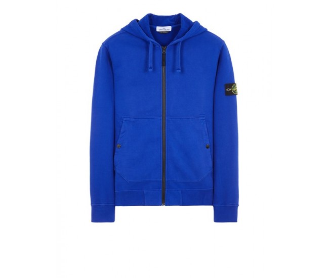 Stone Island 61620 Autumn Winter Sweatshirt Fleecewear Ultramarine Blue