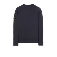 Stone Island 63750 Autumn Winter Hoodie Fleecewear Dark Blue