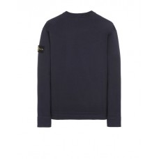 Stone Island 63750 Autumn Winter Hoodie Fleecewear Dark Blue