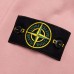 Stone Island 64251 Fall Winter Full Zipper Hooded Sweatshirt In Cotton Fleece Pink