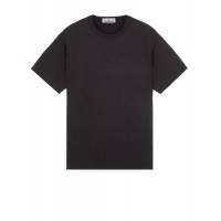 Stone Island 20444 Summer Fall Short Sleeve T Shirt Cotton Black