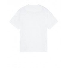 Stone Island 20444 Summer Fall Short Sleeve T Shirt Cotton White