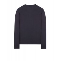 Stone Island 22713 Long Sleeve T Shirt In Cotton Jersey Dark Blue