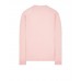 Stone Island 22713 Long Sleeve T Shirt In Cotton Jersey Pink Quartz