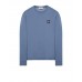 Stone Island 22713 Long Sleeve T Shirt In Cotton Jersey Avio Blue