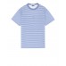 Stone Island 233X9 Short Sleeve T Shirt In Pigment Printed Cotton Jersey Lavender