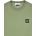 Stone Island 24113 Spring Summer Short Sleeve Shirt In Cotton Sage Green