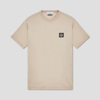 Stone Island 24113 Spring Summer Short Sleeve Shirt In Cotton Dove Gray