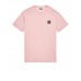 Stone Island 24113 Spring Summer Short Sleeve Shirt In Cotton Pink