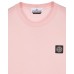 Stone Island 24113 Spring Summer Short Sleeve Shirt In Cotton Pink