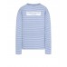 Stone Island 244X9 Long Sleeve T Shirt In Cotton Jersey Lavender