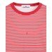 Stone Island 244X9 Long Sleeve T Shirt In Cotton Jersey Coral