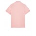 Stone Island 2CS18 Fall Winter Short Sleeve Polo T Shirts In Stretch Cotton Pink