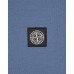 Stone Island 2SL18 Autumn Winter Long Sleeve Polo Shirt In Stretch Cotton Avio Blue