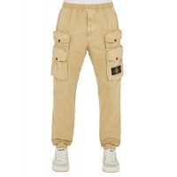 Stone Island 314WA Pants Brushed Cotton Canvas Beige