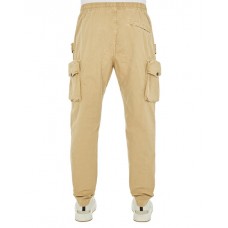 Stone Island 314WA Pants Brushed Cotton Canvas Beige