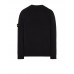 Stone Island 550D8 Sweater In Ribbed Soft Cotton Black