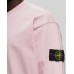 Stone Island 61340 Cotton Junior Crewneck Sweatshirt Pink Quartz