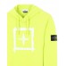 Stone Island 65894 Fall Winter Hoodie Sweatshirt In Cotton Lemon