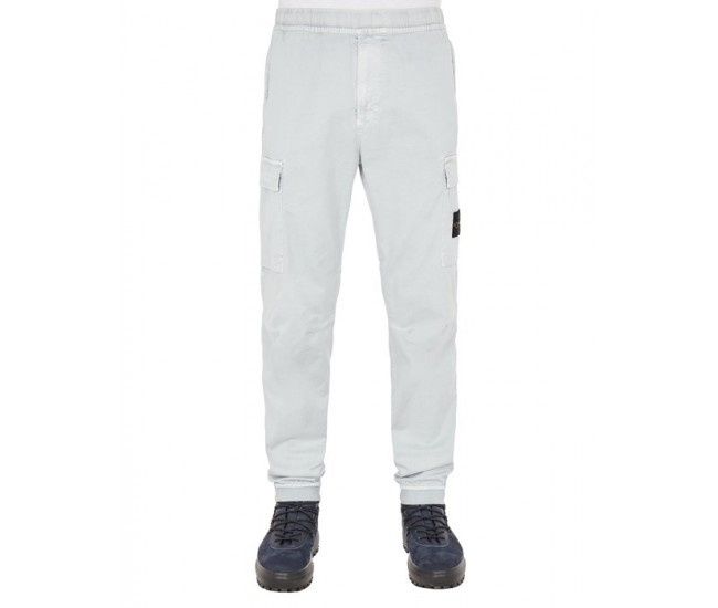 Stone Island 313L1 Autumn Winter Trousers Pearl Gray