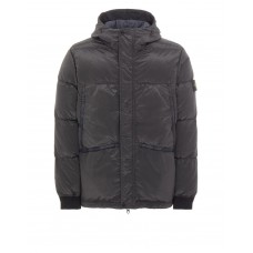 Stone Island 44508 Hooded Jacket Nylon Metal Black