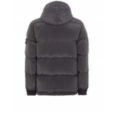 Stone Island 44508 Hooded Jacket Nylon Metal Black