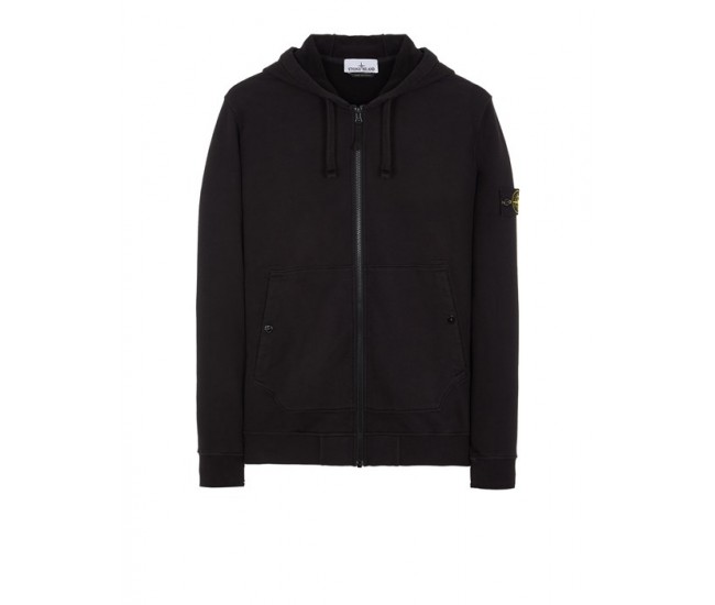 Stone Island 61620 Autumn Winter Sweatshirt Fleecewear Black