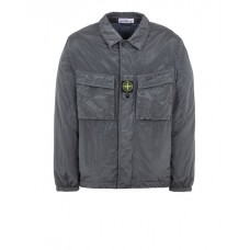 Stone Island Q0819 Fall Winter Jackets Nylon Metal Fabric Lead Gray